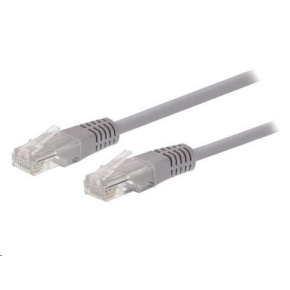 C-TECH kabel patchcord Cat5e, UTP, šedý, 15m C-TECH kabel patchcord Cat5e, UTP, šedý, 15m