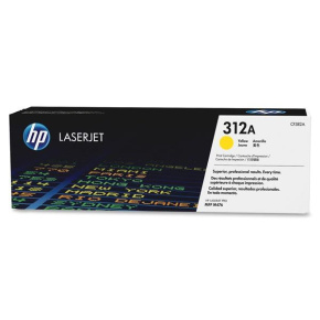 HP 312A Yellow LJ Toner Cart, CF382A (2,700 pages) HP 312A Yellow LJ Toner Cart, CF382A (2,700 pages)