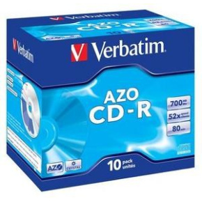 VERBATIM CD-R(10-Pack)Jewel/Crystal/DLP/52x/700MB VERBATIM CD-R(10-Pack)Jewel/Crystal/DLP/52x/700MB