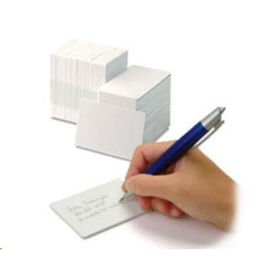 Zebra Premier card, writeable back Zebra Premier card, writeable back