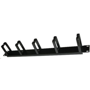 19" vyvazovací panel 1U, 5x plastový úchyt 40x70mm, typ CMP4, černý 19" vyvazovací panel 1U, 5x plastový úchyt 40x70mm, typ CMP4, černý