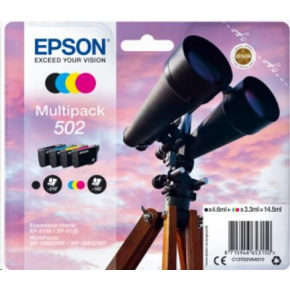 EPSON ink Multipack "Dalekohled" 4-colours 502 Ink EPSON ink Multipack "Dalekohled" 4-colours 502 Ink