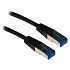 XtendLan patch kabel Cat6A, SFTP, LS0H - 2m, černý