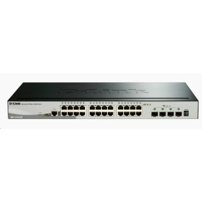 D-Link DGS-1510-28X 28-Port Gigabit Stackable Smart Managed Switch, 24x gigabit RJ45, 4x 10G SFP+ D-Link DGS-1510-28X 28-Port Gigabit Stackable Smart Managed Switch, 24x gigabit RJ45, 4x 10G SFP+