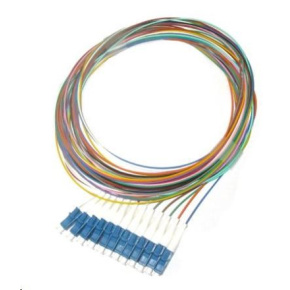 Pigtail SM 9/125, OS2, konektor LC, LS0H, 1m - sada 12 ks Pigtail SM 9/125, OS2, konektor LC, LS0H, 1m - sada 12 ks