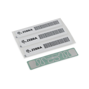 Zebra RFID Label, 110x13mm, Printable White PET, 3" core, 869MHz, 1000/roll (Silverline Slim) Zebra RFID Label, 110x13mm, Printable White PET, 3" core, 869MHz, 1000/roll (Silverline Slim)