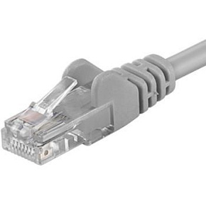 PremiumCord Patch kabel UTP RJ45-RJ45 CAT6 3m šedá PremiumCord Patch kabel UTP RJ45-RJ45 CAT6 3m šedá