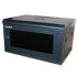 XtendLan 19" nástěnný rozvaděč 6U 600x600, nosnost 60 kg, skleněné kouřové dveře, svařovaný, černý