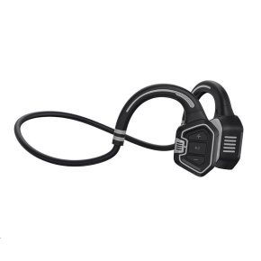 EVOLVEO bezdrátová sluchátka BoneSwim MP3 16GB, na lícní kosti, šedá EVOLVEO bezdrátová sluchátka BoneSwim MP3 16GB, na lícní kosti, šedá