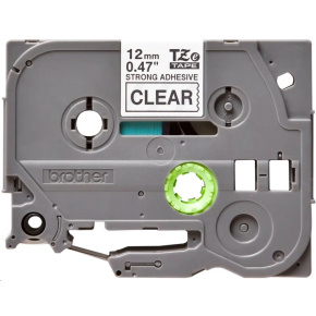 BROTHER TZES131 - kazeta TZ šířky 12mm, extrémně adhesivní lamino TZE-S131, průsvitná/černé písmo