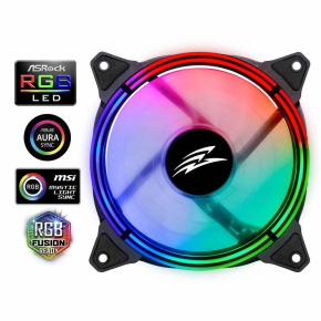 EVOLVEO 12RS ventilátor 120mm, ARGB ring, slave EVOLVEO 12RS ventilátor 120mm, ARGB ring, slave