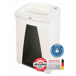 HSM skartovač Securio B32 (řez: Kombinovaný 4,5x30mm | vstup: 310mm | DIN: P-4 (3) | papír, sponky, plast. karty, CD) HSM skartovač Securio B32 (řez: Kombinovaný 4,5x30mm | vstup: 310mm | DIN: P-4 (3) | papír, sponky, plast. karty, CD)