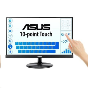 ASUS LCD dotekový 21.5" VT229H Touch 1920x1080, lesklý, D-SUB, HDMI, 10-point Touch, IPS, Frameless, USB, VESA ASUS LCD dotekový 21.5" VT229H Touch 1920x1080, lesklý, D-SUB, HDMI, 10-point Touch, IPS, Frameless, USB, VESA