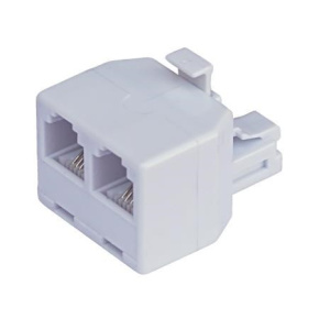 Rozdvojka RJ11, 1x6p4c/2x6p4c - telefonní Rozdvojka RJ11, 1x6p4c/2x6p4c - telefonní