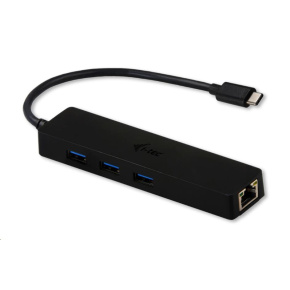 i-tec USB-C 3.1 Slim 3-portový HUB + RJ-45