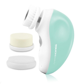 TOUCHBeauty 1387A Čisticí kartáč na pleť 3v1 zelený TOUCHBeauty 1387A Čisticí kartáč na pleť 3v1 zelený