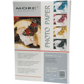 ARMOR More Hlazený Color Laser papír; 200g/m2; oboustranný-glossy, 25 listů, A4 ARMOR More Hlazený Color Laser papír; 200g/m2; oboustranný-glossy, 25 listů, A4