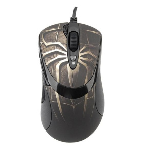 A4tech XL-747H, herní myš, ANTI-VIBRATE, 3600DPI, motiv pavouk hnědý A4tech XL-747H, herní myš, ANTI-VIBRATE, 3600DPI, motiv pavouk hnědý