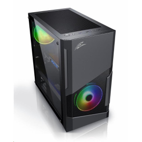 EVOLVEO M5, case mATX, průhledná bočnice, černá EVOLVEO M5, case mATX, průhledná bočnice, černá