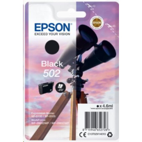 EPSON ink čer Singlepack "Dalekohled" Black 502 Ink EPSON ink čer Singlepack "Dalekohled" Black 502 Ink