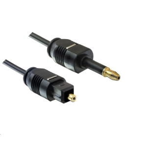 PREMIUMCORD Kabel 3,5mm mini Toslink - Toslink, OD:2.2mm, délka 1m PREMIUMCORD Kabel 3,5mm mini Toslink - Toslink, OD:2.2mm, délka 1m