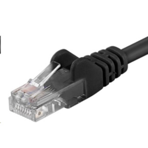 PREMIUMCORD Patch kabel UTP RJ45-RJ45 CAT5e 0.25m černá PREMIUMCORD Patch kabel UTP RJ45-RJ45 CAT5e 0.25m černá