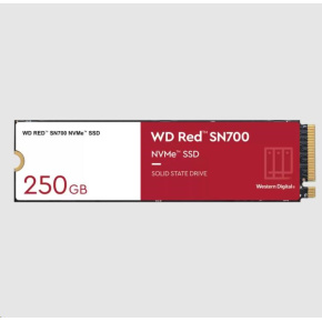 WD RED SSD NVMe 250GB PCIe SN700 Powered by SanDisk, Geb3 8GB/s, (R:3100/W:1600 MB/s) TBW 500