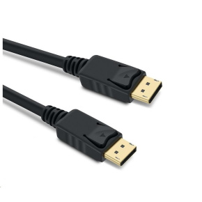 PREMIUMCORD Kabel DisplayPort 1.4 přípojný kabel M/M, zlacené konektory, 2m PREMIUMCORD Kabel DisplayPort 1.4 přípojný kabel M/M, zlacené konektory, 2m