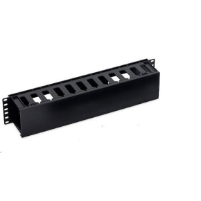 TRITON 19" vyvazovací panel 2U plastový, černá