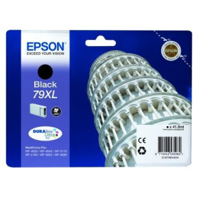 EPSON Ink čer WF-5xxx Series Ink Cartridge "Pisa" 79 XL Black (41,8 ml) (2.600 str.)