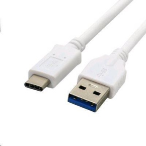 kabel C-TECH USB 2.0 AM na USB-C (AM/CM), 1m, bílá kabel C-TECH USB 2.0 AM na USB-C (AM/CM), 1m, bílá