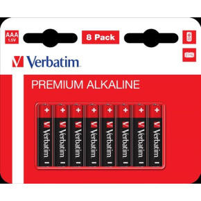 VERBATIM Alkalické baterie AAA, 8 PACK , LR03 VERBATIM Alkalické baterie AAA, 8 PACK , LR03