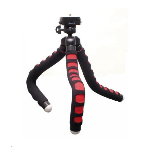 Braun Ministativ FLEXI 1 (27 cm, 169 g, max.0,8kg, kul.hlava, černý/červený) Braun Ministativ FLEXI 1 (27 cm, 169 g, max.0,8kg, kul.hlava, černý/červený)