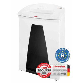 HSM skartovač Securio B34 (řez: Kombinovaný 4,5x30mm | vstup: 310mm | DIN: P-4 (3) | papír, sponky, plast. karty, CD) HSM skartovač Securio B34 (řez: Kombinovaný 4,5x30mm | vstup: 310mm | DIN: P-4 (3) | papír, sponky, plast. karty, CD)
