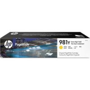HP 981Y Extra High Yield Yellow Original PageWide Cartridge (16,000 pages) HP 981Y Extra High Yield Yellow Original PageWide Cartridge (16,000 pages)