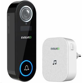 EVOLVEO Ringo DB2 - bezdrátový chytrý videozvonek + zvonek do zásuvky EVOLVEO Ringo DB2 - bezdrátový chytrý videozvonek + zvonek do zásuvky