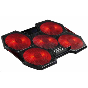 EVOLVEO Ania 14, chladicí podstavec pro notebook, červené podsvícení EVOLVEO Ania 14, chladicí podstavec pro notebook, červené podsvícení