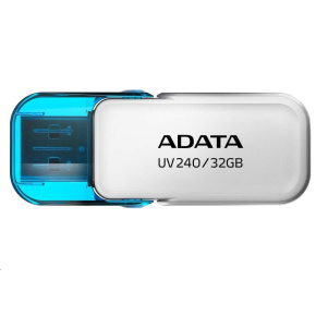 ADATA Flash Disk 32GB UV240, USB 2.0 Dash Drive, bílá ADATA Flash Disk 32GB UV240, USB 2.0 Dash Drive, bílá