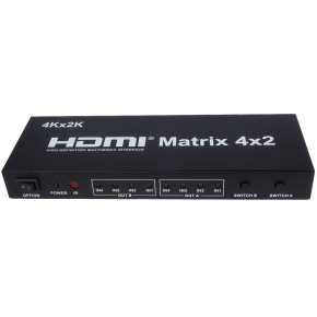 PremiumCord HDMI matrix switch 4:2,s audiem, rozlišení 4Kx2K PremiumCord HDMI matrix switch 4:2,s audiem, rozlišení 4Kx2K
