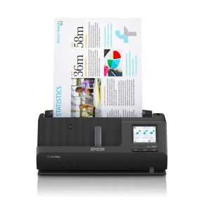 EPSON skener ES-C380W, A4, 600x600dpi, USB, Wi-Fi (direct), Display, Záruka 3 let po registraci