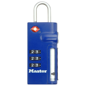 Master Lock Visací kombinační zámek TSA 4693EURDBLU Master Lock Visací kombinační zámek TSA 4693EURDBLU