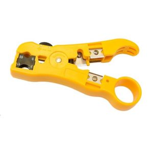 Stripovací nástroj UTP/STP, RG59/6, RG11/7, ploché telefeonní kabely Stripovací nástroj UTP/STP, RG59/6, RG11/7, ploché telefeonní kabely