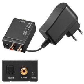 PREMIUMCORD Převodník z analogového signálu 2xCINCH na digitální SPDIF a optický Toslink PREMIUMCORD Převodník z analogového signálu 2xCINCH na digitální SPDIF a optický Toslink