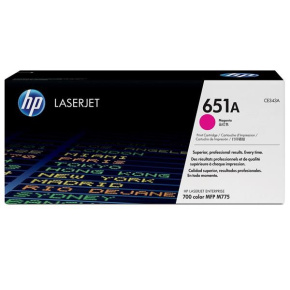 HP 651A Magenta LJ Toner Cart, CE343A (16,000 pages) HP 651A Magenta LJ Toner Cart, CE343A (16,000 pages)