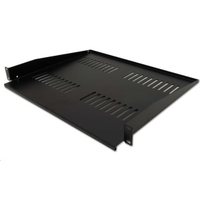 XtendLan 19" předsunutá police s perforací 1U/400mm, nosnost 25kg, černá XtendLan 19" předsunutá police s perforací 1U/400mm, nosnost 25kg, černá