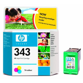 HP 343 Tri-color Ink Cart, 7ml, C8766EE (330 pages) HP 343 Tri-color Ink Cart, 7ml, C8766EE (330 pages)