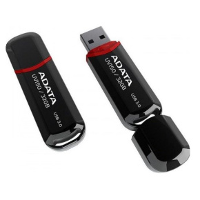 ADATA Flash Disk 32GB UV150, USB 3.1 Dash Drive (R:90/W:20 MB/s) černá ADATA Flash Disk 32GB UV150, USB 3.1 Dash Drive (R:90/W:20 MB/s) černá