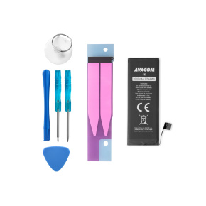AVACOM baterie pro Apple iPhone SE 1st gen. 2016 - vysokokapacitní, Li-Ion 3,82V 2010mAh (náhrada 616-00106) AVACOM baterie pro Apple iPhone SE 1st gen. 2016 - vysokokapacitní, Li-Ion 3,82V 2010mAh (náhrada 616-00106)