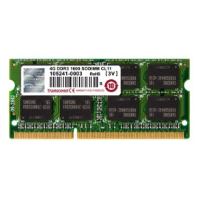 TRANSCEND SODIMM DDR3L 4GB 1866MHz 1Rx8 CL12 TRANSCEND SODIMM DDR3L 4GB 1866MHz 1Rx8 CL12