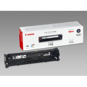 Canon TONER CRG-716BK černý pro i-Sensys LBP5050, LBP5050N, LBP5360, MF-8030Cn, MF-8040Cn, MF-8050Cn (2 300 str.) Canon TONER CRG-716BK černý pro i-Sensys LBP5050, LBP5050N, LBP5360, MF-8030Cn, MF-8040Cn, MF-8050Cn (2 300 str.)